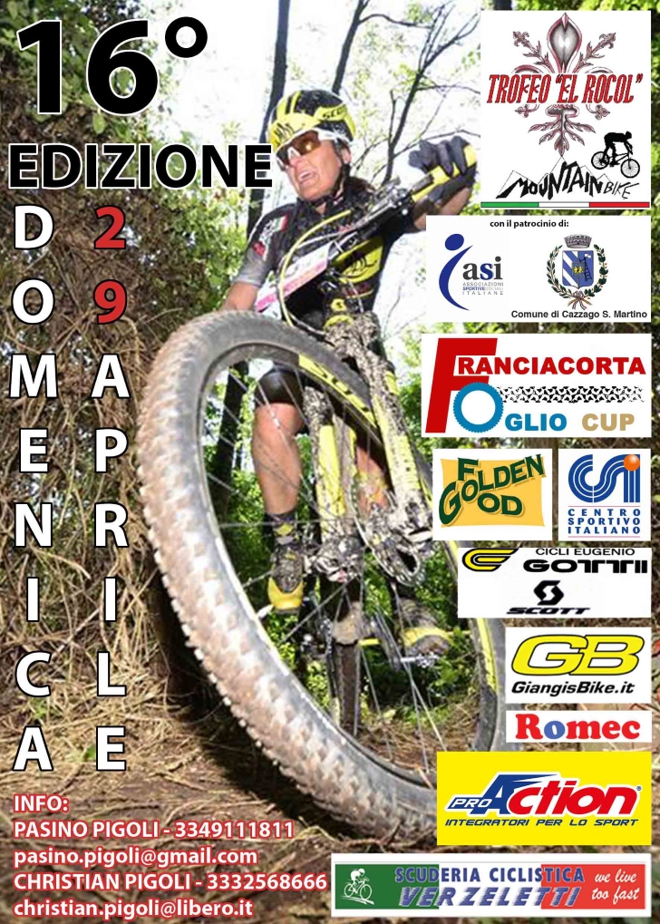 Trofeo el 
rocol franciacorta oglio cup